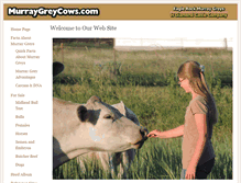 Tablet Screenshot of murraygreycows.com